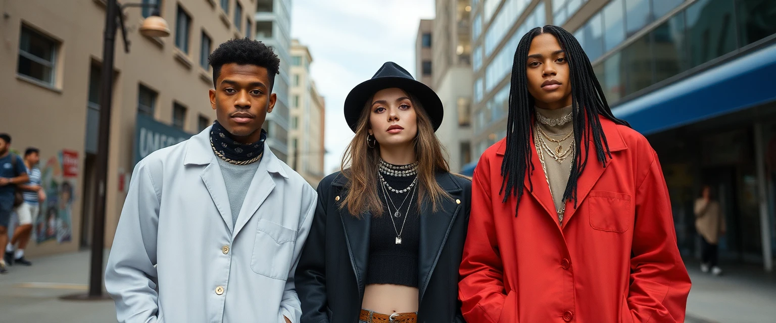 Urban fashion photography, downtown LA, editorial style